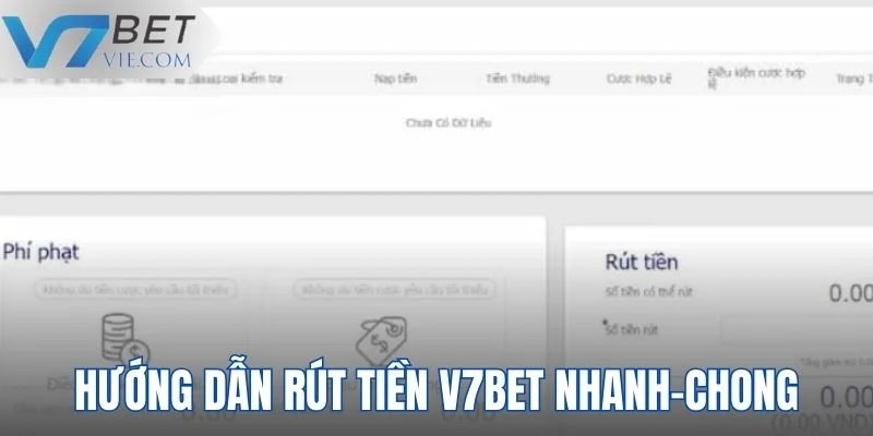 Hướng dẫn hoàn thành thao tác nhanh chóng tại V7BET